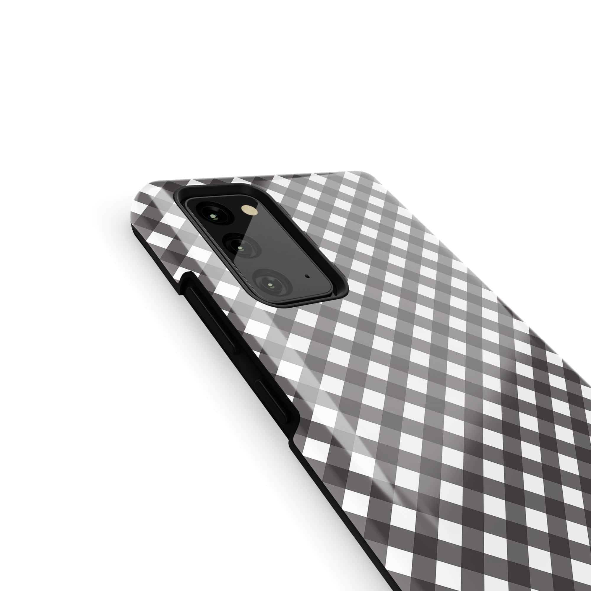 Cross Checkers | Diagonal Plaid Samsung Case Tough for Galaxy Note 20 