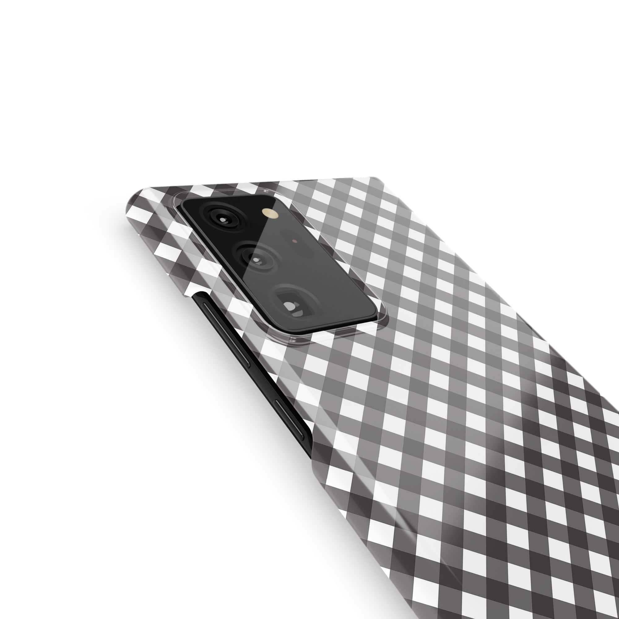 Cross Checkers | Diagonal Plaid Samsung Case Slim for Galaxy Note 20 Ultra 