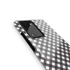 Cross Checkers | Diagonal Plaid Samsung Case Tough for Galaxy Note 20 Ultra 