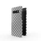 Cross Checkers | Diagonal Plaid Samsung Case Slim for Galaxy S10 Plus 