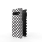 Cross Checkers | Diagonal Plaid Samsung Case Slim for Galaxy S10 