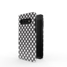 Cross Checkers | Diagonal Plaid Samsung Case Tough for Galaxy S10 