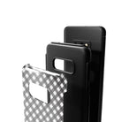 Cross Checkers | Diagonal Plaid Samsung Case Tough for Galaxy S10e 