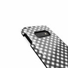 Cross Checkers | Diagonal Plaid Samsung Case Tough for Galaxy S10e 