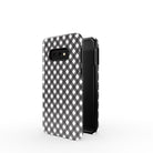 Cross Checkers | Diagonal Plaid Samsung Case Tough for Galaxy S10e 