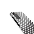 Cross Checkers | Diagonal Plaid Samsung Case Slim for Galaxy S20 