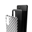 Cross Checkers | Diagonal Plaid Samsung Case Tough for Galaxy S20 