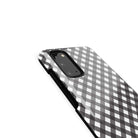 Cross Checkers | Diagonal Plaid Samsung Case Tough for Galaxy S20 