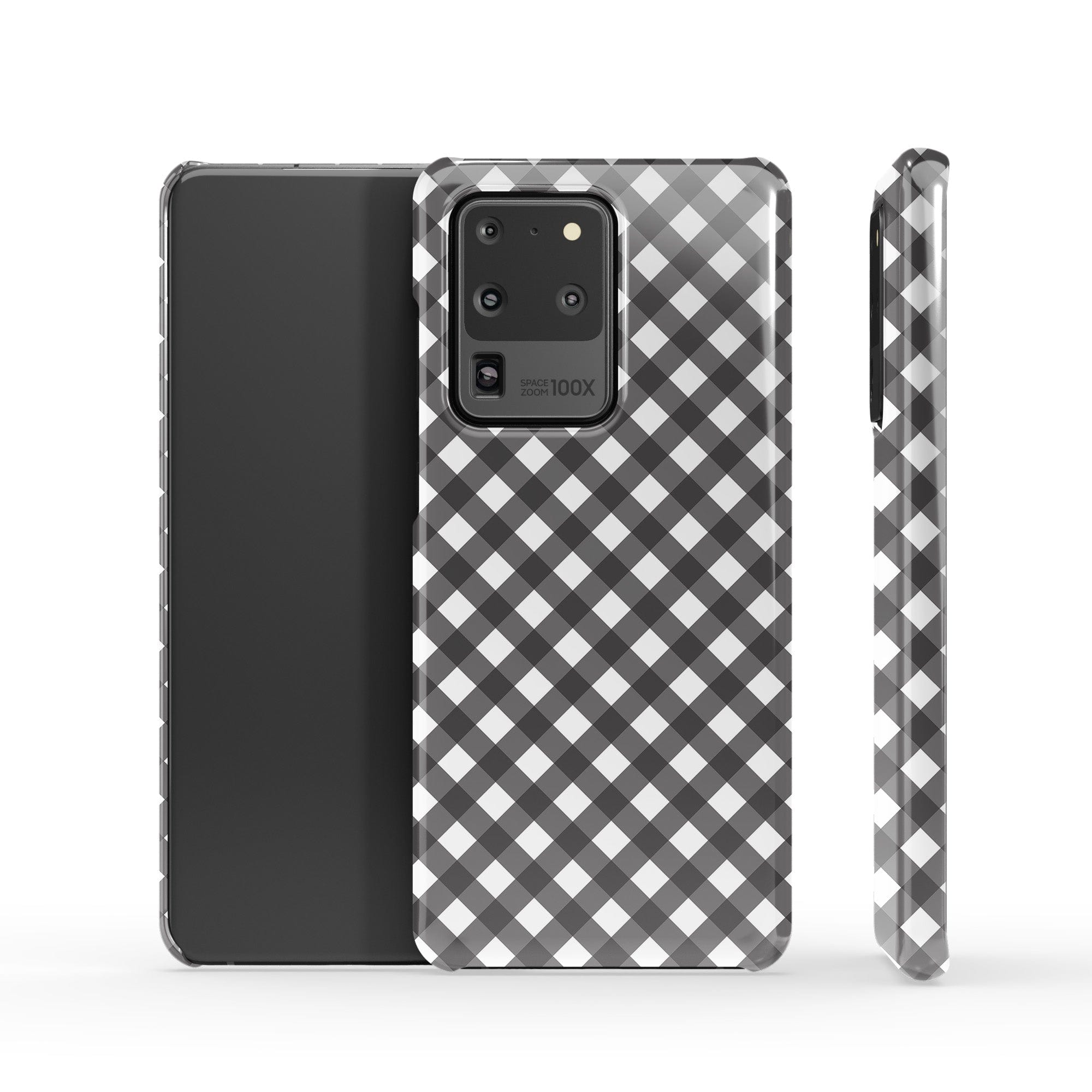 Cross Checkers | Diagonal Plaid Samsung Case Slim for Galaxy S20 Ultra