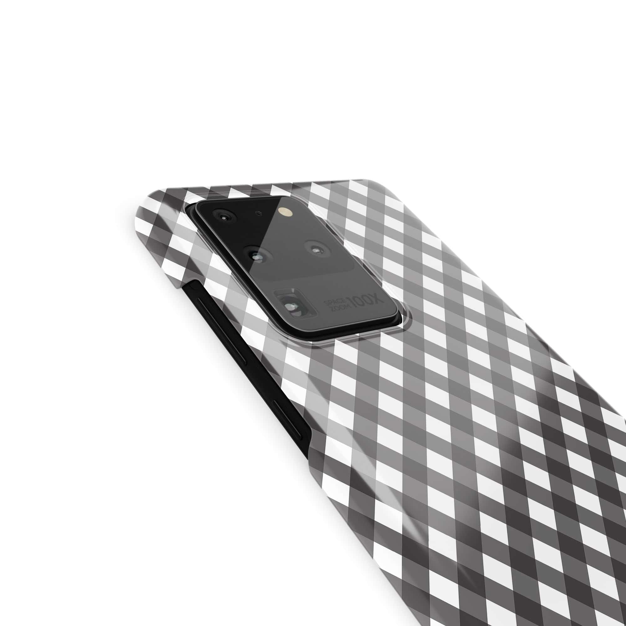 Cross Checkers | Diagonal Plaid Samsung Case Slim for Galaxy S20 Ultra