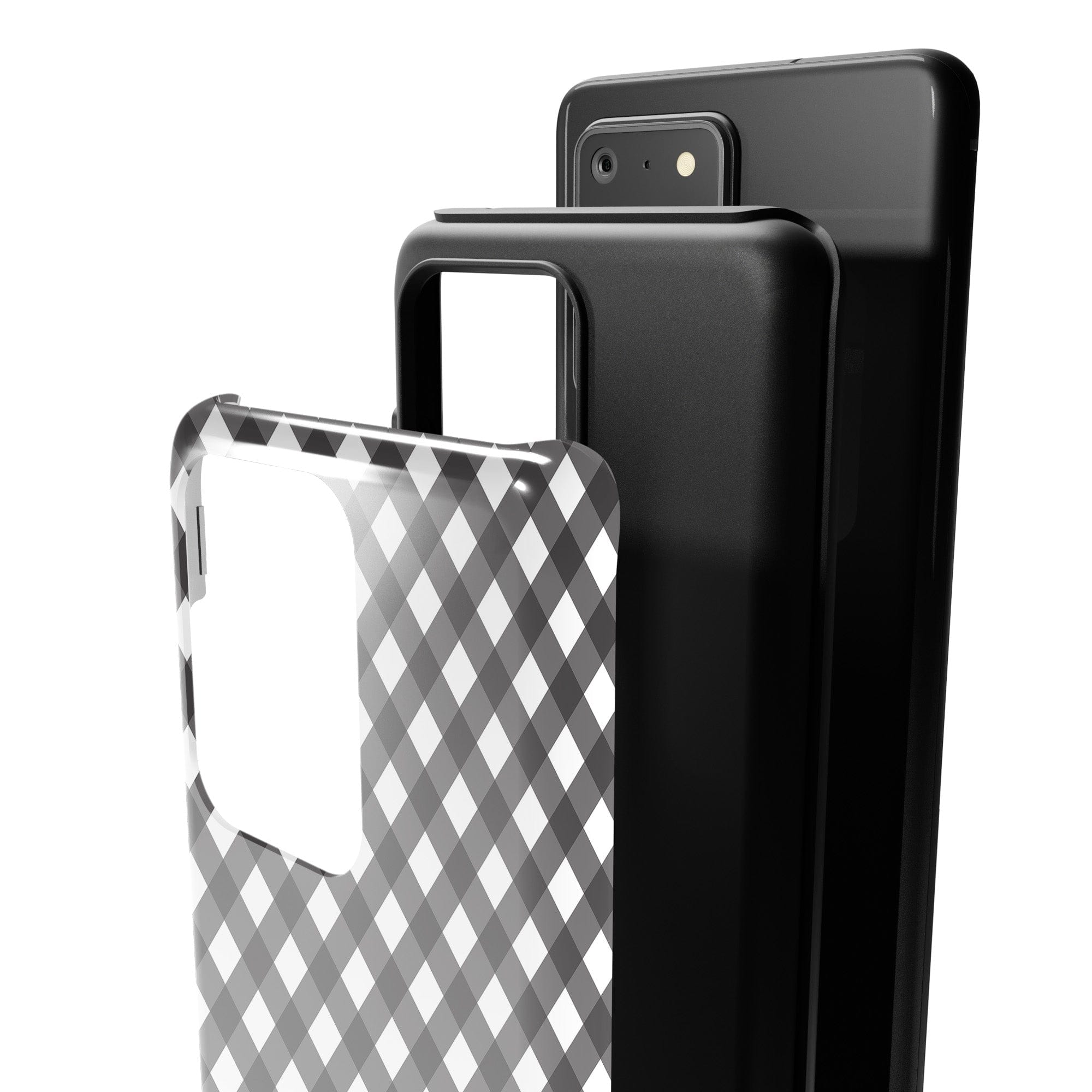 Cross Checkers | Diagonal Plaid Samsung Case Tough for Galaxy S20 Ultra