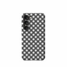 Cross Checkers | Diagonal Plaid Samsung Case Slim for Galaxy S23 Ultra