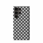 Cross Checkers | Diagonal Plaid Samsung Case Slim for Galaxy S23