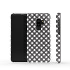 Cross Checkers | Diagonal Plaid Samsung Case Slim for Galaxy S9 Plus 