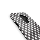 Cross Checkers | Diagonal Plaid Samsung Case Tough for Galaxy S9 Plus 