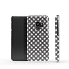 Cross Checkers | Diagonal Plaid Samsung Case Slim for Galaxy S9 