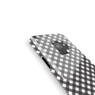 Cross Checkers | Diagonal Plaid Samsung Case Slim for Galaxy S9 