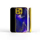 Deep Space | Marble Precious Metals Case in Gold