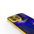 Deep Space | Marble Precious Metals Case in Gold