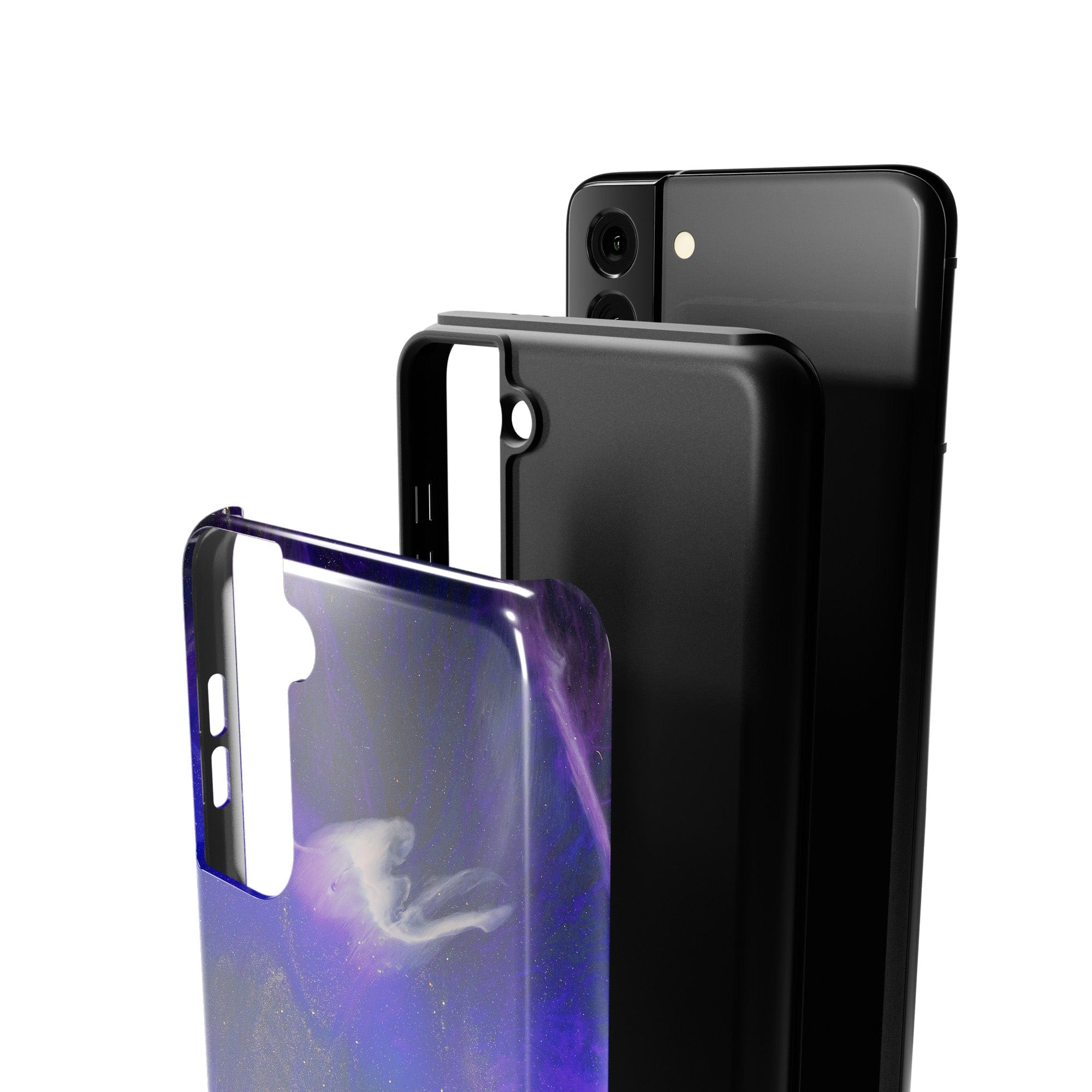 Deep Space | Marble Samsung Case Tough for Galaxy S21 