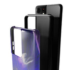 Deep Space | Marble Samsung Case Tough for Galaxy S21 Ultra