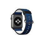 Denim Blues | Blue Jean Pattern Apple Watch Band for 38/40/41 mm Watch in Black