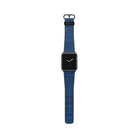 Denim Blues | Blue Jean Pattern Apple Watch Band for 38/40/41 mm Watch in Black