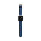 Denim Blues | Blue Jean Pattern Apple Watch Band for 38/40/41 mm Watch in Gold