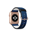 Denim Blues | Blue Jean Pattern Apple Watch Band for 38/40/41 mm Watch in Rose Gold