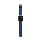 Denim Blues | Blue Jean Pattern Apple Watch Band for 38/40/41 mm Watch in Rose Gold