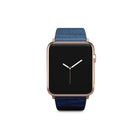 Denim Blues | Blue Jean Pattern Apple Watch Band for 38/40/41 mm Watch in Rose Gold