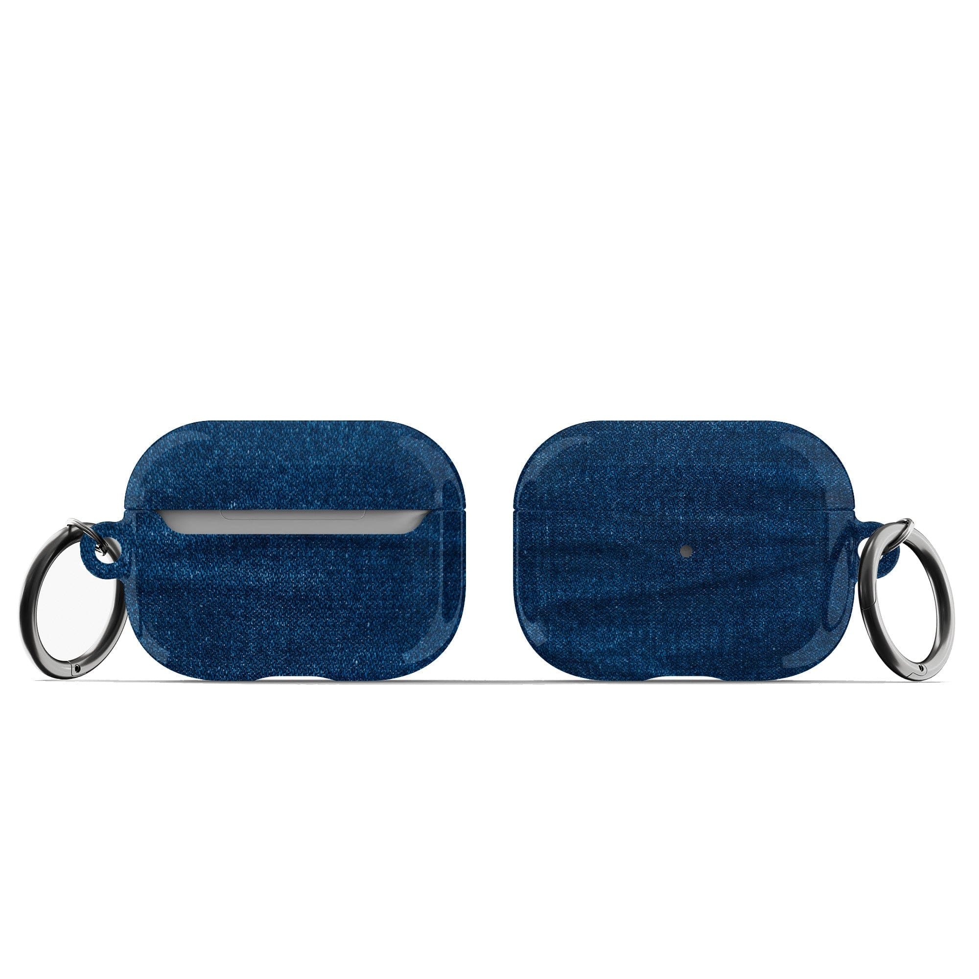 Denim Blues | Blue Jean Pattern Apple AirPods Case for AirPods 3 & AirPods Pro 1&2 Black