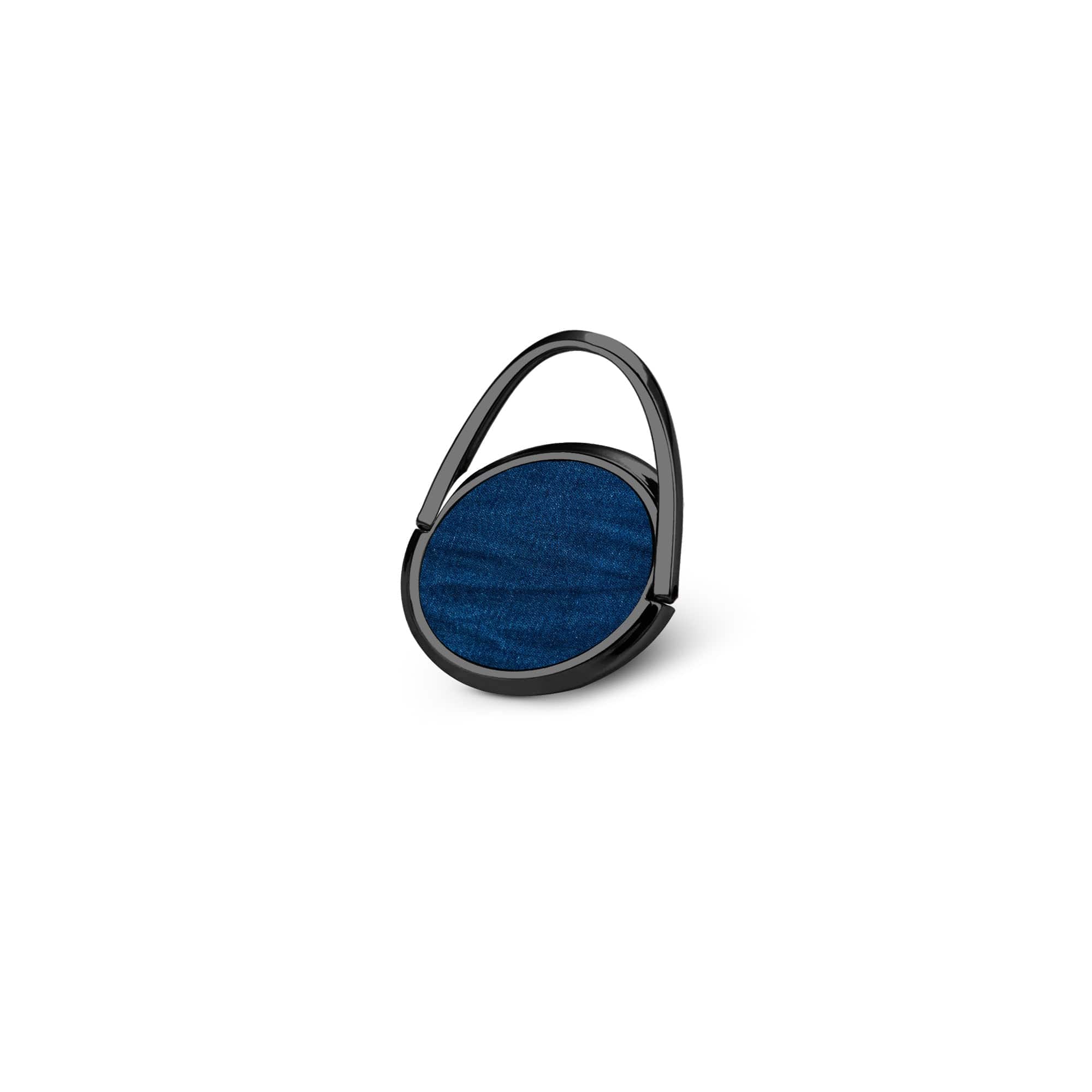 Denim Blues | Blue Jean Pattern Ring Holder in Black