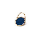 Denim Blues | Blue Jean Pattern Ring Holder in Gold