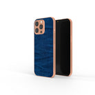 Denim Blues | Blue Jean Pattern Precious Metals Case in Rose Gold