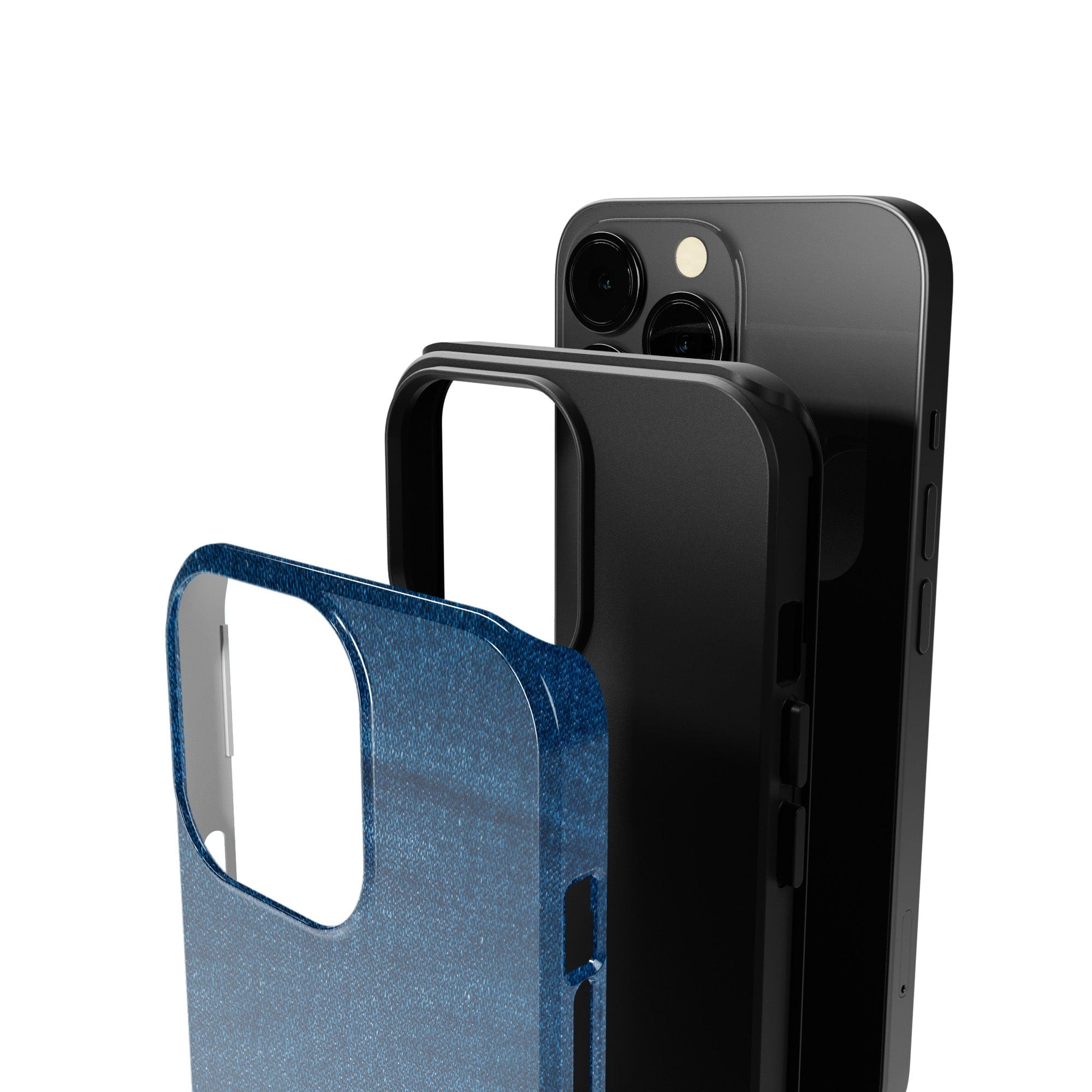 Denim Blues | Blue Jean Pattern Case Tough for iPhone 12 Pro