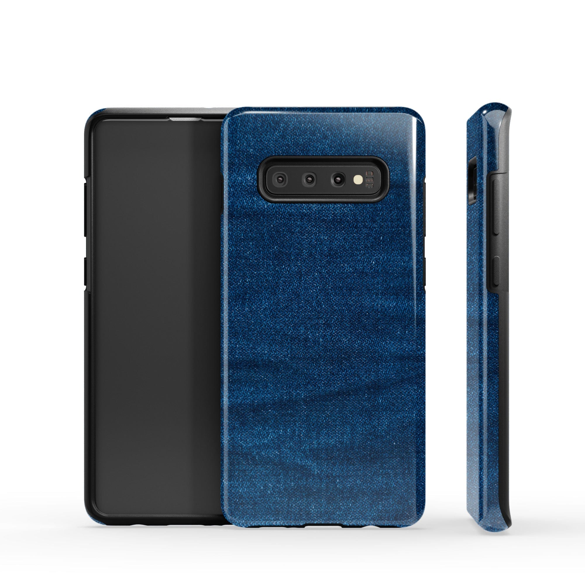 Denim Blues | Blue Jean Pattern Samsung Case Tough for Galaxy S10 Plus 