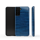 Denim Blues | Blue Jean Pattern Samsung Case Tough for Galaxy S21 Plus