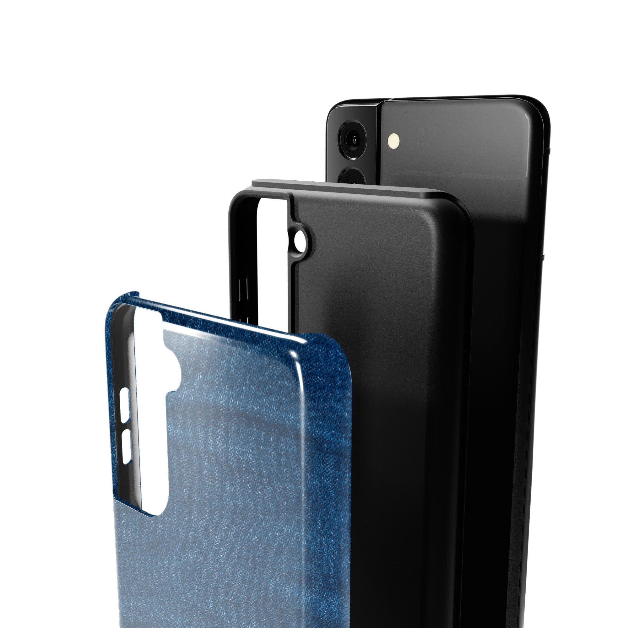 Denim Blues | Blue Jean Pattern Samsung Case Tough for Galaxy S21 