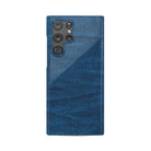 Denim Blues | Blue Jean Pattern Samsung Case Slim for Galaxy S22 Ultra