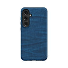 Denim Blues | Blue Jean Pattern Samsung Case Tough for Galaxy S24 Plus