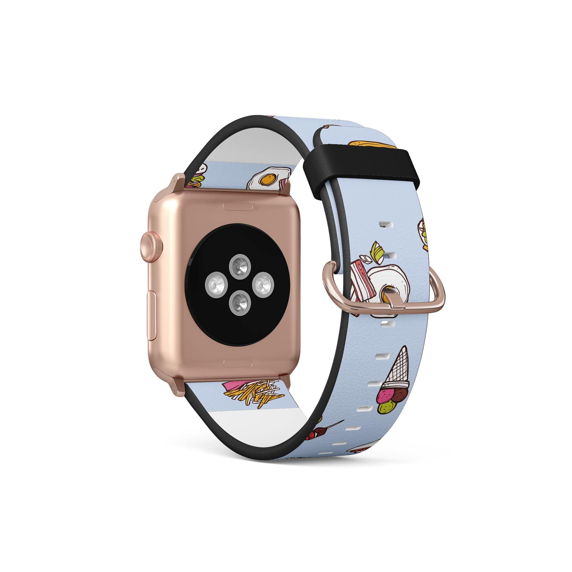 F My Diet | Junk Food Apple Watch Band for 38/40/41 mm Watch in Rose Gold