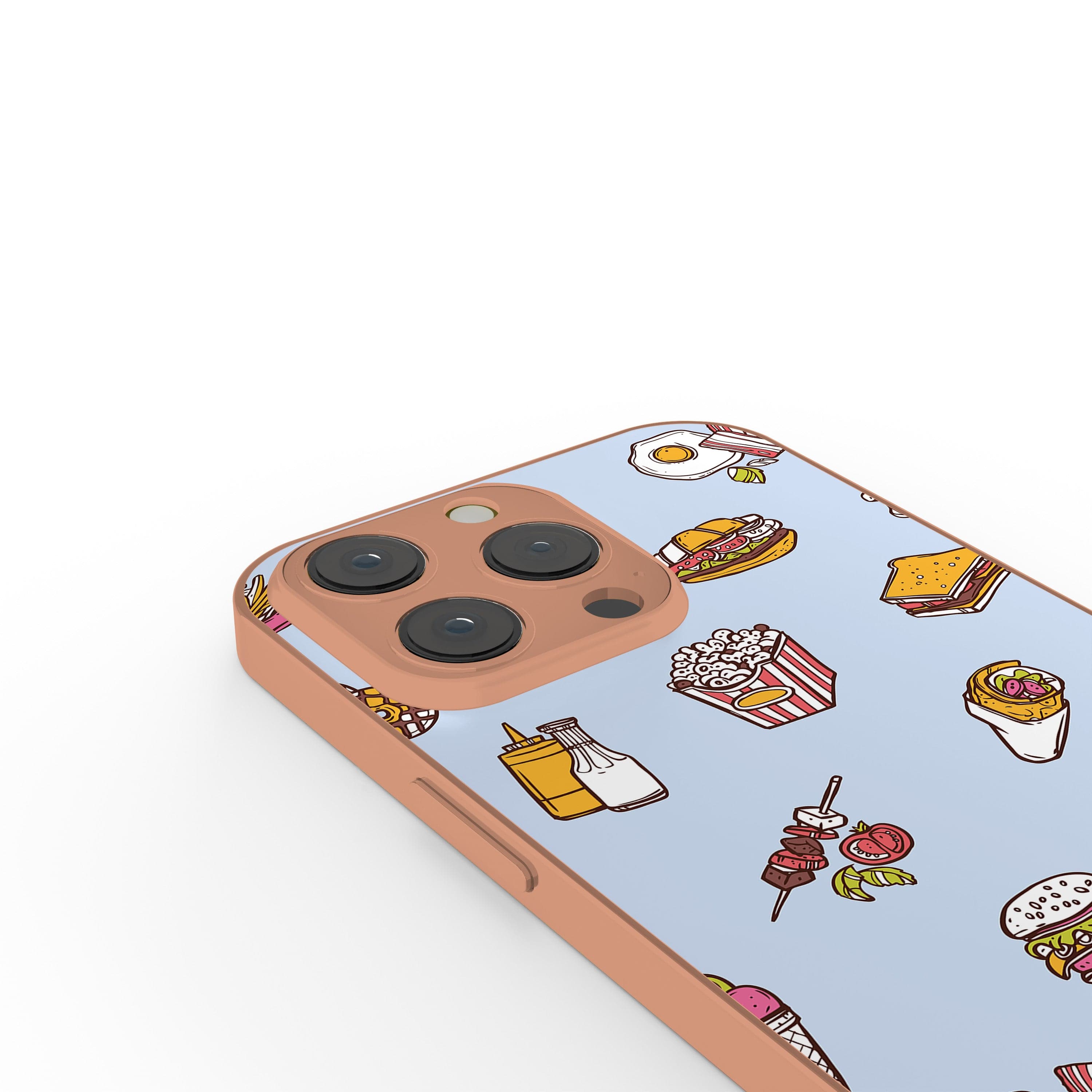 F My Diet | Junk Food Precious Metals Case in Rose Gold