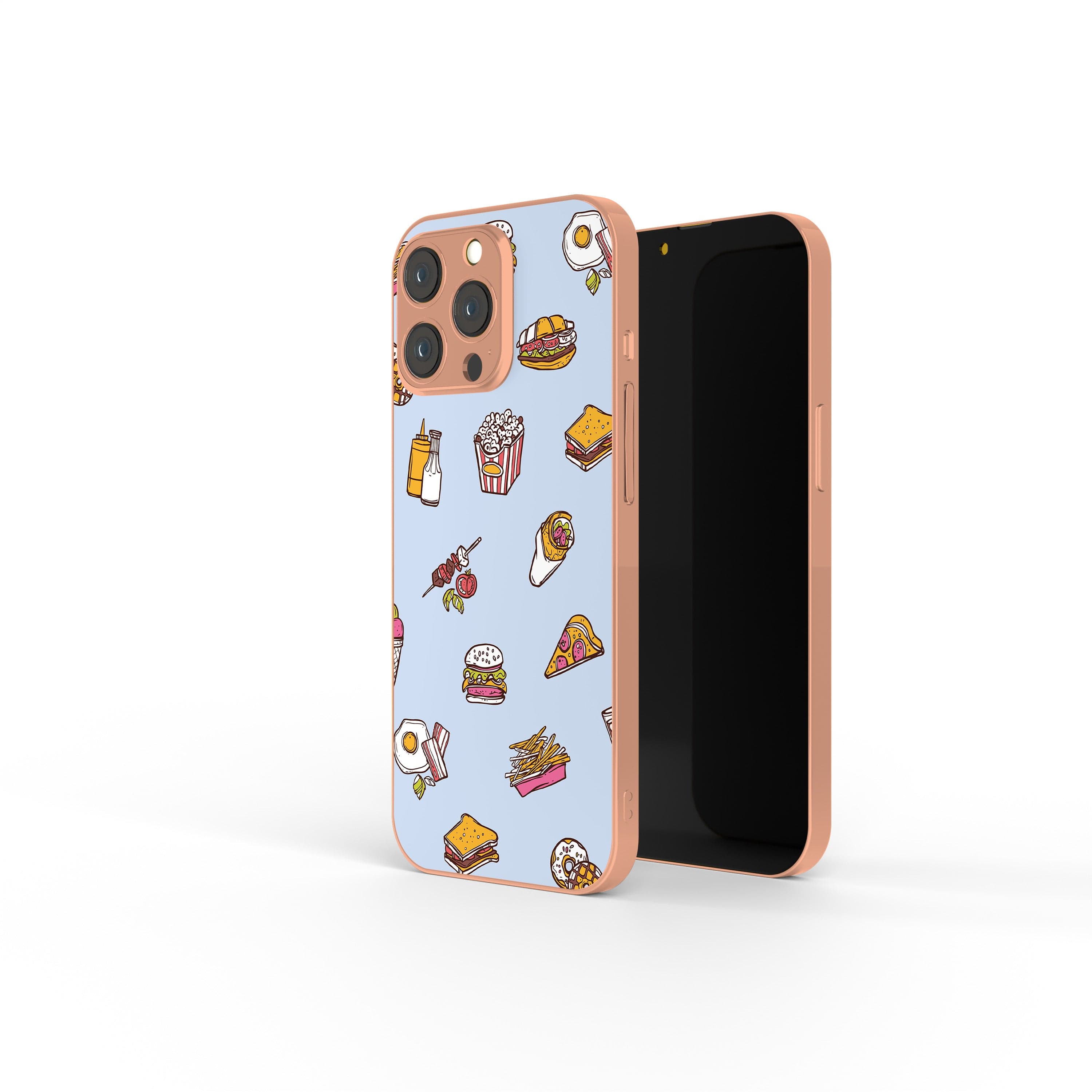 F My Diet | Junk Food Precious Metals Case in Rose Gold