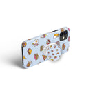 F My Diet | Junk Food Foldable Phone Grip in White