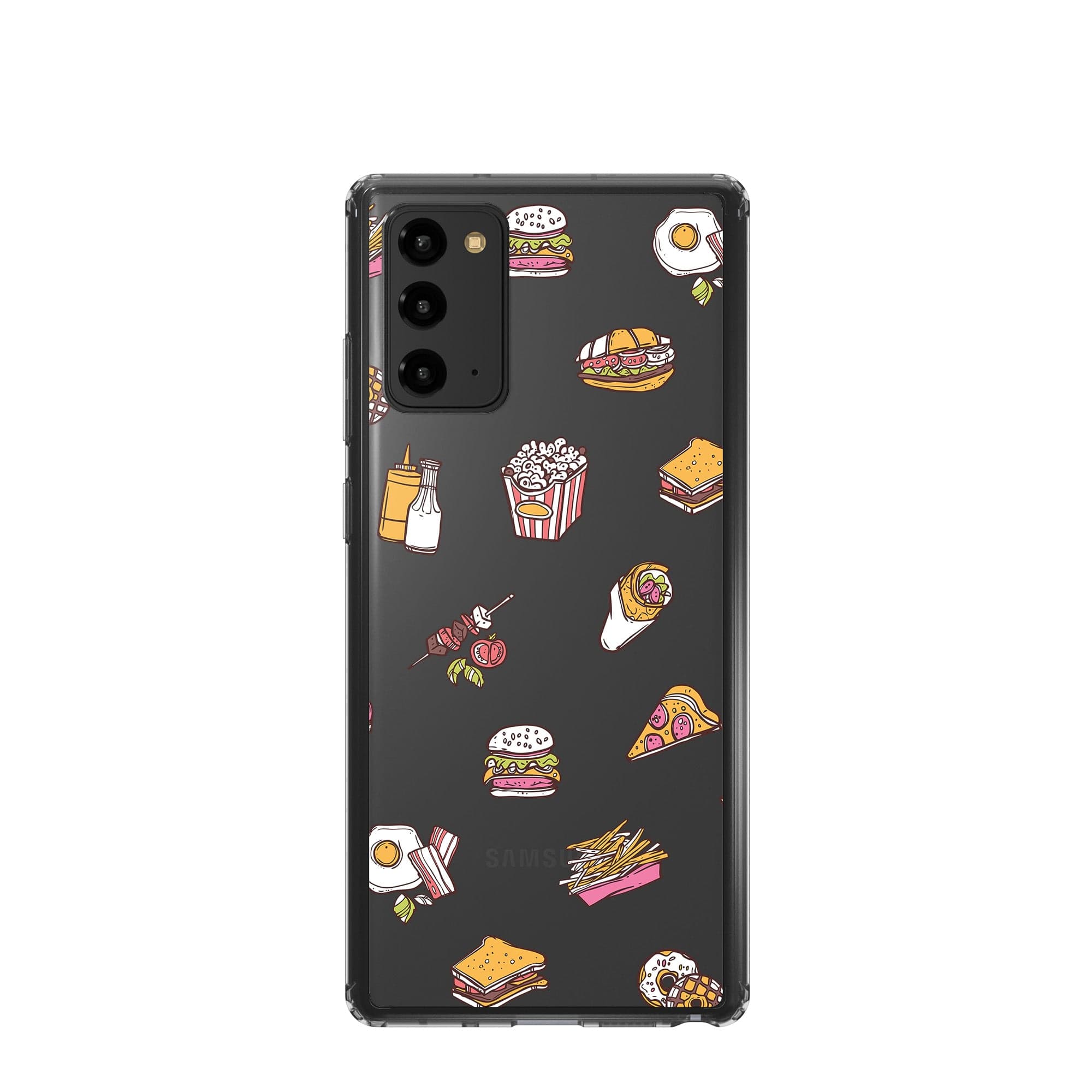 F My Diet | Junk Food Samsung Case Clear for Galaxy Note 20 