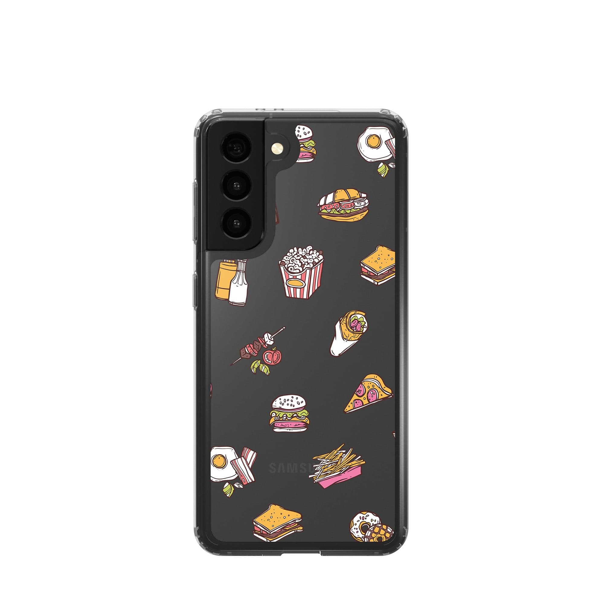 F My Diet | Junk Food Samsung Case Clear for Galaxy S21 