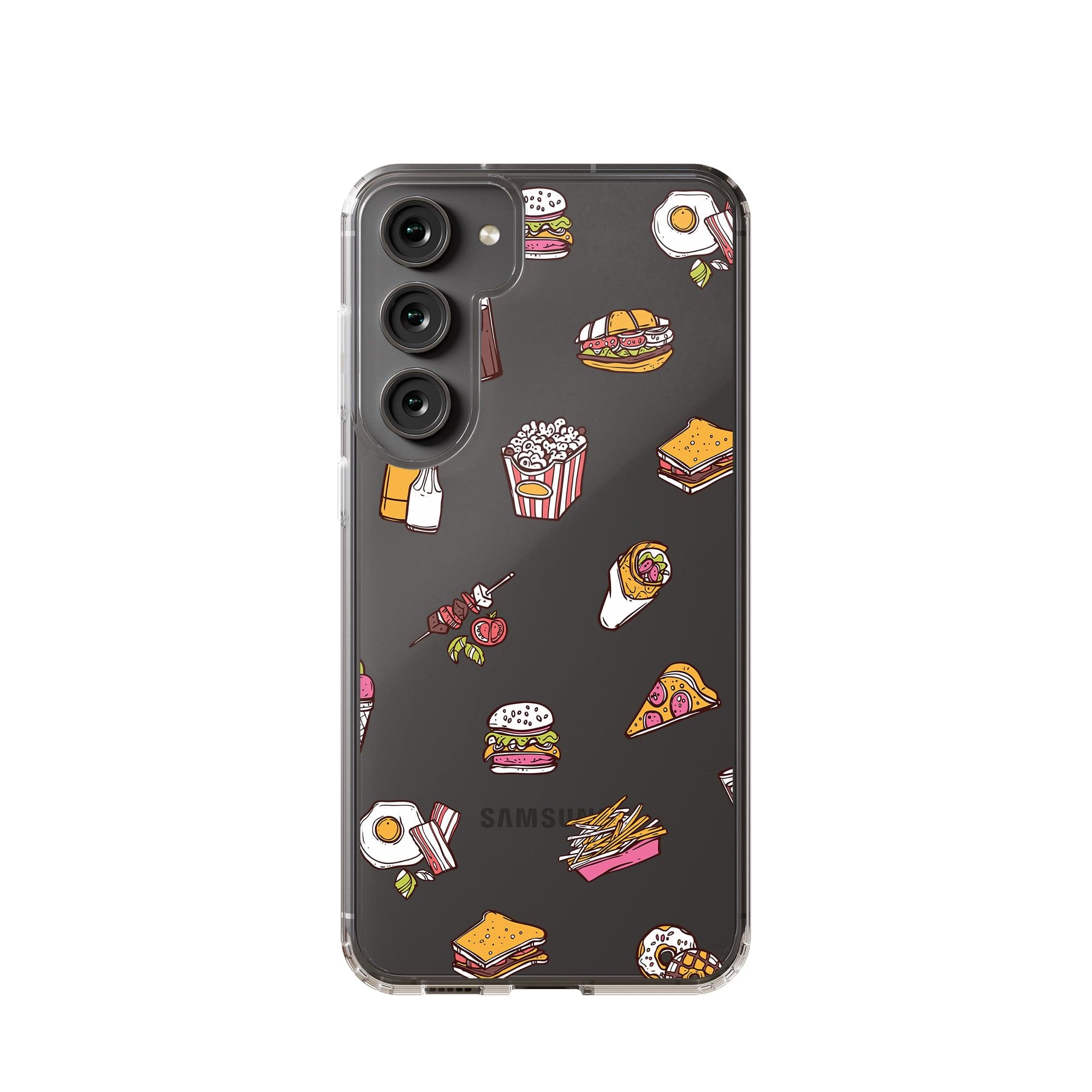 F My Diet | Junk Food Samsung Case Clear for Galaxy S23 Plus