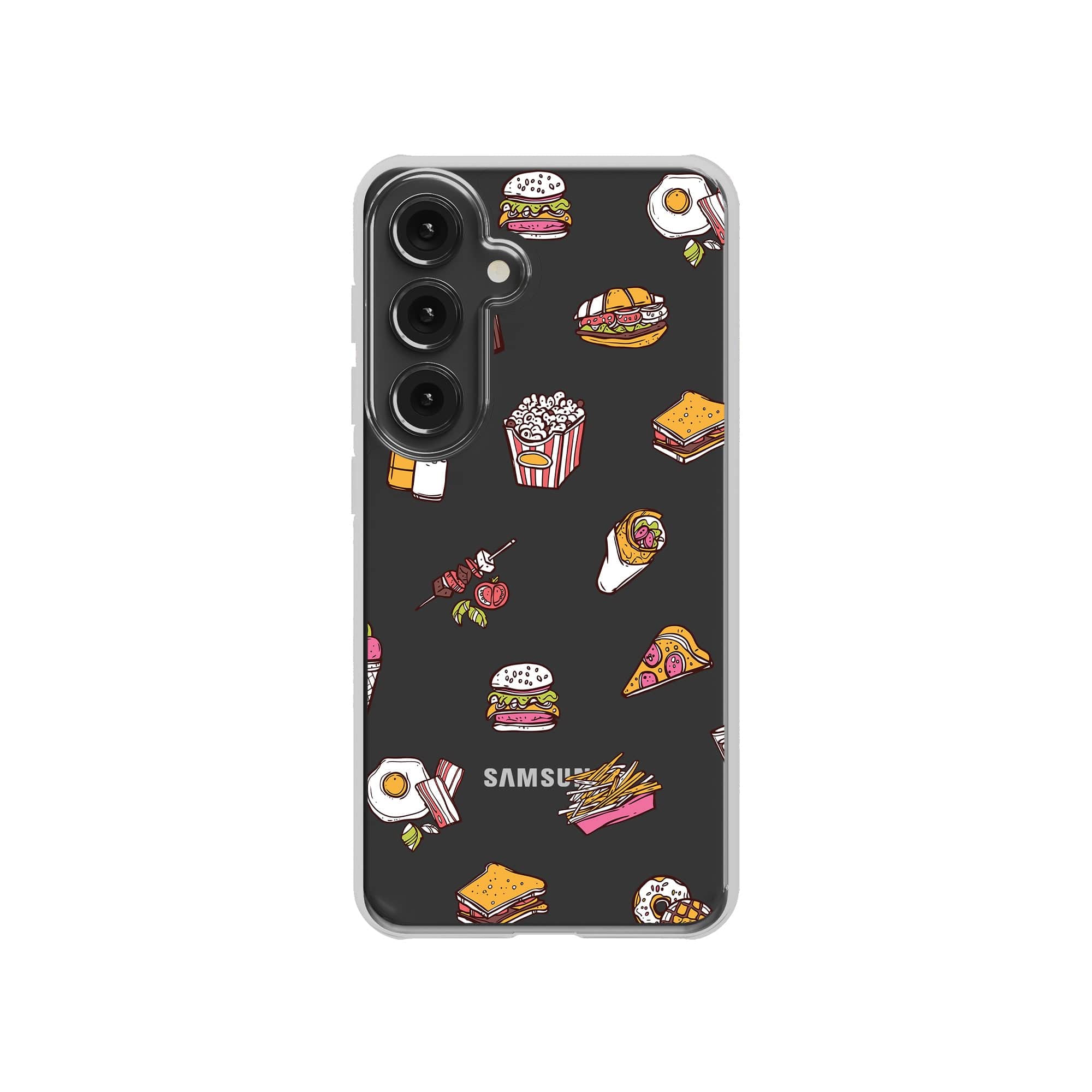 F My Diet | Junk Food Samsung Case Clear for Galaxy S24