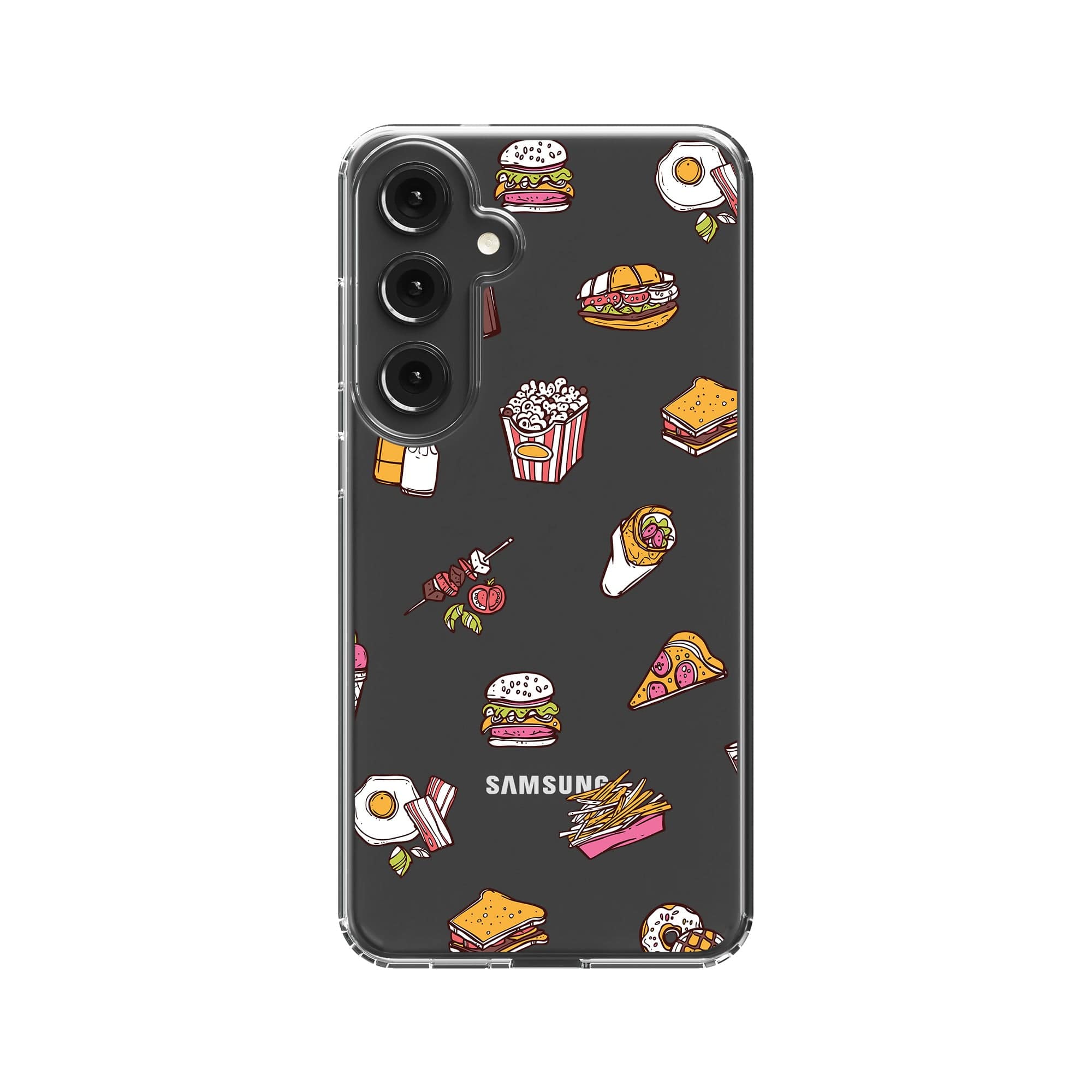 F My Diet | Junk Food Samsung Case Clear for Galaxy S24 Plus